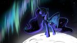  absurd_res cosmic_hair cutie_mark detailed detailed_background equine faceless feathered_wings feathers female feral flamevulture17 friendship_is_magic hi_res hooves horn mammal my_little_pony princess_luna_(mlp) solo space standing winged_unicorn wings 