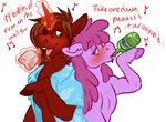  alcohol berry_punch_(mlp) beverage cartoonlion clothed clothing earth_pony equine fan_character female friendship_is_magic fur hair hawaiian_shirt horn horse mammal my_little_pony pony purple_hair rum_chaser unicorn 
