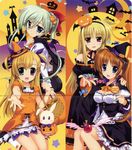  crease einhart_stratos fate_testarossa fixme fujima_takuya halloween heterochromia mahou_shoujo_lyrical_nanoha mahou_shoujo_lyrical_nanoha_vivid takamachi_nanoha vivio 