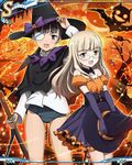  2girls halloween multiple_girls official_art perrine_h_clostermann sakamoto_mio strike_witches 