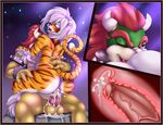  2016 anthro blush bowser breasts butt buxbi cum cum_inside cumshot ejaculation feline female fluffy internal male mammal mario_bros moan nintendo on_lap open_mouth orgasm penetration penis pussy pussy_juice sitting sitting_on_lap swordkirby thick_thighs tiger tongue tongue_out vaginal vaginal_penetration video_games wide_hips 