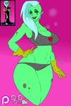  &lt;3 2016 alien big_breasts breasts cleavage clothed clothing female lord_dominator okioppai smile solo underwear wander_over_yonder 
