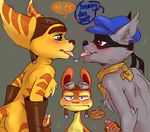  &lt;3 blush crossover cum daxter dialogue green_eyes jak_and_daxter lombax maddogfan male male/male mammal mustelid ottsel penis raccoon ratchet ratchet_and_clank sly sly_cooper sly_cooper_(series) text tongue video_games 