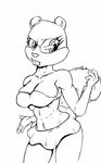  abs anthro armpits big_breasts breasts butt cleavage clothed clothing female fur isolatedartist looking_at_viewer mammal muscular muscular_female nickelodeon rodent sandy_cheeks skimpy skirt solo spongebob_squarepants squirrel thick_thighs video_games 