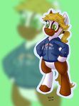 clothing fan_character my_little_pony pawprint safe yugtra 