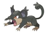  alolan_rattata black_fur fur mammal nintendo official_art pok&eacute;mon rat rattata red_eyes rodent video_games 