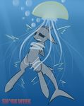  digital_media_(artwork) female fish gretta jellyfish marine my_little_pony nude outside pj-nsfw pussy shark shark_week solo tagme water 