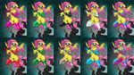  2016 absurd_res anthro anthrofied armpits atryl blush boots breasts clothing edit equine female fluttershy_(mlp) footwear friendship_is_magic gloves hi_res imminent_rape mammal mask mrponeswildride my_little_pony nipple_bulge pasties pegasus solo tentacles titty_vixen_(character) wings 