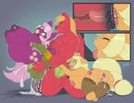  2016 anal anthro anthrofied applejack_(mlp) areola ball_lick balls bdsm big_balls big_breasts big_macintosh_(mlp) bondage bonk bound breasts brother brother_and_sister butt cheerilee_(mlp) clothed clothing crying cum cum_inflation cum_on_balls cum_on_butt cum_on_ground cutaway cutie_mark earth_pony equine eyes_closed female forced friendship_is_magic gag gagged green_eyes grin group group_sex hair hooves horse huge_balls huge_breasts hyper hyper_balls incest inflation kneeling legwear licking lying male male/female mammal multicolored_hair muscular my_little_pony open_mouth oral orange_hair penetration pony pussy rape restrained rimming sex sibling sister tears tongue tongue_out two_tone_hair whitekitten 