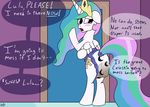  comic deparation dialogue diaper equine feces friendship_is_magic ft-sprite horse mammal my_little_pony omorashi pony pooping princess_celestia_(mlp) soiling 