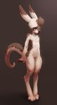  ambiguous_gender anthro blue_eyes japanda nude simple_background solo unknown_species 