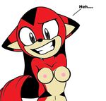  black_eyes blush breasts canine fan_character fox fur horny inviting mammal red_fur smile sonic(series) sonic_(series) teasing trixy_the_fox video_games 