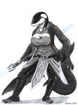  adleisio_(artist) anthro cetacean darth dolphin double_blade mammal marine naketa orca shiny sith star_wars whale 