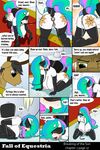  2016 anal anal_penetration anthro anthrofied big_breasts blindfold breasts broken_horn cervine clothing collar elbow_gloves fall_of_equestria fan_character female friendship_is_magic gloves leash legwear male mammal my_little_pony penetration ponkpank princess_celestia_(mlp) pussy pussy_juice reindeer rubber stockings 