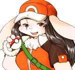 black_eyes black_hair cap cosplay furry long_hair open_mouth poke_ball pokemon rabbit red_(pokemon)_(cosplay) setouchi_kurage trainer 