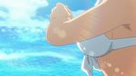  1girl animated animated_gif beach bikini bouncing_breasts breasts cleavage large_breasts lucky_star ocean suzumiya_haruhi suzumiya_haruhi_no_yuuutsu swimsuit 