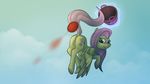  anus buckball fluttershy_(mlp) marsminer my_little_pony pussy solo 