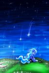  blue_fur blue_hair detailed_background equine eyes_closed feathered_wings feathers female feral flamevulture17 friendship_is_magic fur hair horn luna_(disambiguation) mammal my_little_pony night nude outside princess_luna_(mlp) sitting sky solo star starry_sky winged_unicorn wings 