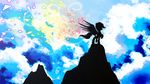  day detailed_background equine feathered_wings feathers female feral flamevulture17 friendship_is_magic hair hooves mammal my_little_pony outside pegasus rainbow_dash_(mlp) silhouette sky solo standing wings 