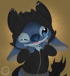  absurd_res clothing disney hi_res hoodie how_to_train_your_dragon kumashi lilo_and_stitch smile stitch toothless 