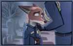  animated blood canine disney female fox fur july_hopps_(mistermead) lagomorph male mammal mistermead nick_wilde rabbit zootopia 