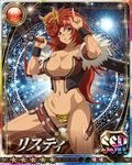  1girl breasts large_breasts long_hair panties purple_eyes queen&#039;s_blade red_hair risty solo tattoo 