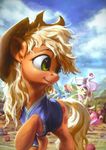  2016 applejack_(mlp) assasinmonkey equine female fluttershy_(mlp) friendship_is_magic horse mammal my_little_pony pegasus pony rainbow_dash_(mlp) wings 