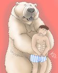  bear big_dom_small_sub boxers_(clothing) carried clothed clothing dakota-bear human imminent_rape male mammal overweight pinned polar_bear size_difference topless underwear 