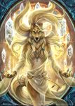  anthro canine deity detailed_background female hi_res jc_(artist) looking_at_viewer magic mammal venus wolf zilven_(artist) 