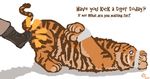  abuse boots bound clothing dakota-bear feline footwear kick mammal tears tiger 