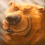  ambiguous_gender bear dakota-bear happy mammal overweight 