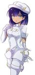  :o aether_foundation_employee bangs black_hair breasts dark_skin gloves hair_between_eyes hat kgbt_i medium_breasts open_mouth pantyhose pokemon pokemon_(game) pokemon_sm short_hair short_jumpsuit silver_eyes simple_background solo thigh_strap twitter_username white_background white_gloves white_hat white_legwear 