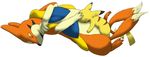  duo female feral floatzel interspecies looking_pleasured lying male male/female missionary_position nintendo on_back pikachu pok&eacute;mon radial_(artist) sex simple_background vaginal video_games webbed_feet white_background 