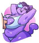  anthro areola balls big_breasts breasts cat catty_(undertale) duo erect_nipples erection feline female fukmin-dx huge_breasts human male mammal nipples overweight penis sex titfuck undertale video_games 