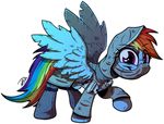  alpha_channel blue_feathers clothed clothing cutie_mark equine eyelashes feathered_wings feathers female feral friendship_is_magic gray--day hair hood hooves mammal multicolored_hair my_little_pony pegasus rainbow_dash_(mlp) rainbow_hair simple_background solo transparent_background wings 