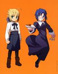  chibi ciel fate/stay_night pantyhose saber takeuchi_takashi tsukihime type_moon 