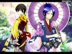  hibari_kyoya japanese_clothes katekyou_hitman_reborn kimono reborn rokudou_mukuro tagme_(character) 