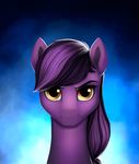  amber_eyes black_hair equine eyebrows eyelashes fan_character female feral fur gradient_background hair l1nkoln looking_at_viewer mammal my_little_pony purple_fur purple_hair simple_background smile 