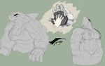  abs anthro big_breasts breakerpangolin breasts captain_calibur cleavage clothed clothing cybernetics cyborg disembodied_hand eyelashes female fingerless_gloves fish gloves machine marine muscular muscular_female shark solo 