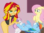  cheesepuff cum ejaculation equine fluttershy_(mlp) friendship_is_magic horse mammal muff my_little_pony oral orgasm pony pussy pussy_ejaculation pussy_juice rainbow_dash_(mlp) sunset_shimmer 