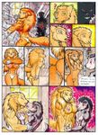 anthro armpits attack blush canine clothing female french_kissing kissing male male/female mammal mariano masturbation nipples nude punch pussy romantic romantic_couple sweat undressing wolf 