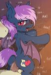  2016 bat_pony bat_wings blush butt cutie_mark duo english_text equine fangs female feral hioshiru horse male male/female mammal membranous_wings my_little_pony penis pony pussy red_eyes sex text tongue tongue_out vaginal wings 