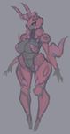  anthro female kemono liveforthefunk nintendo pok&eacute;mon pussy simple_background solo video_games wide_hips 