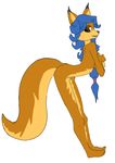  big_breasts breasts butt canine carmelita_fox cruelpix female fox fur hair mammal nude simple_background sly_cooper_(series) smile teeth video_games white_background 