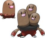  ambiguous_gender claws diglett dugtrio fak&eacute;mon mammal marix20 mole nintendo pok&eacute;mon video_games 