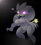  &lt;3 banette breasts doll elfdrago female ghost glowing glowing_eyes nintendo pok&eacute;mon pussy spirit video_games 