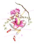  bad_id bad_pixiv_id bow_(weapon) highres kaname_madoka magical_girl mahou_shoujo_madoka_magica mahou_shoujo_madoka_magica_movie niboshi514 pink_eyes pink_hair solo weapon 