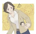  1girl animal_ears cat_ears gloves jacket juli_kidman paw_gloves paws purple_eyes sebastian_castellanos the_evil_within wavesheep 