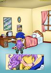  bbmbbf bedroom blush building clothed clothed_sex clothing female hedgehog house male male/female mammal mina_mongoose mobius_unleashed mongoose oral palcomix penis rape_face sex sonic_(series) sonic_the_hedgehog 