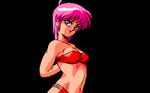  animated bra nipples panties pink_hair undressing 
